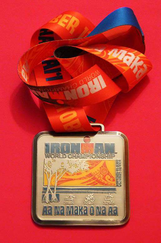 Medaille Ironman Hawaii 2012